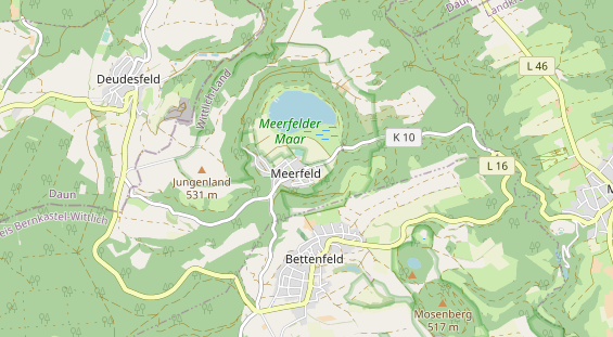 Restaurant auf Karte
