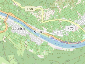 Restaurant auf Karte