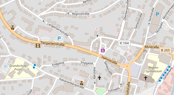 Restaurant auf Karte