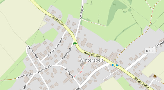 Restaurant auf Karte