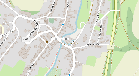 Restaurant auf Karte