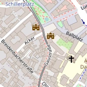 Restaurant auf Karte