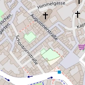 Restaurant auf Karte