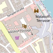 Restaurant auf Karte