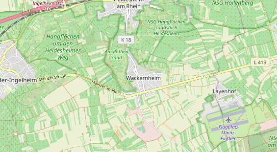 Restaurant auf Karte