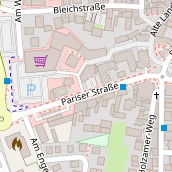 Restaurant auf Karte