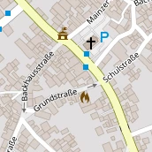 Restaurant auf Karte