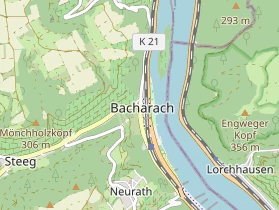 Restaurant auf Karte