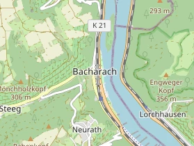 Restaurant auf Karte