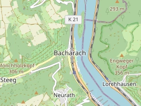 Restaurant auf Karte