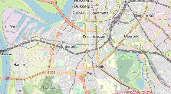 Restaurant auf Karte