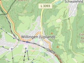 Restaurant auf Karte