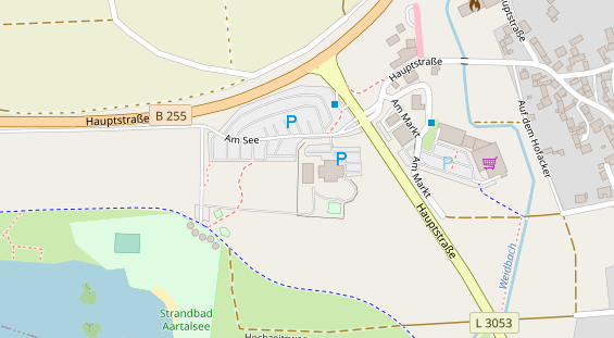 Restaurant auf Karte