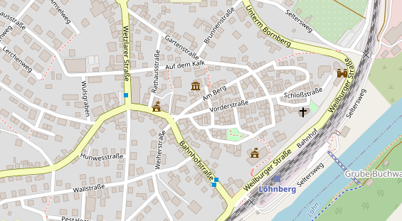 Restaurant auf Karte