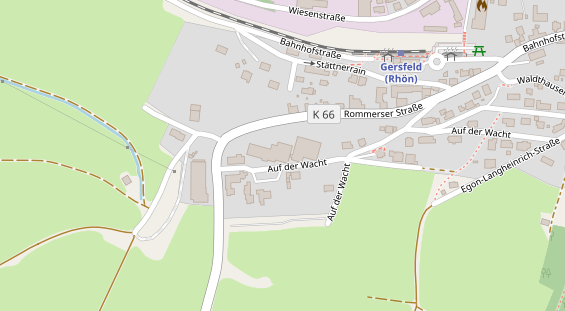 Restaurant auf Karte