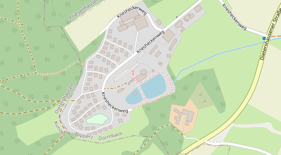 Restaurant auf Karte