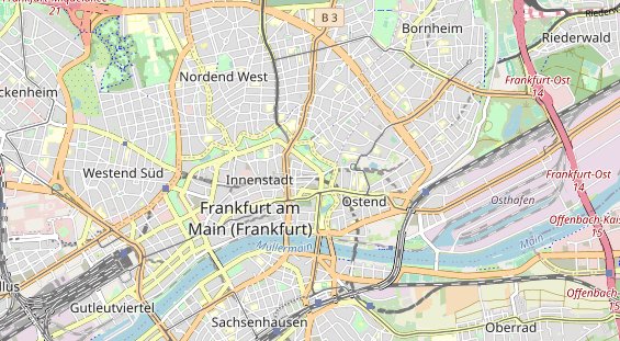 Restaurant auf Karte
