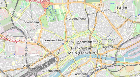 Restaurant auf Karte