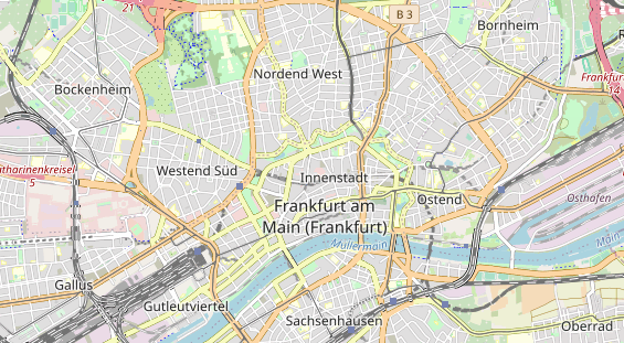 Restaurant auf Karte