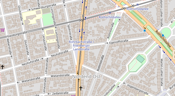 Restaurant auf Karte