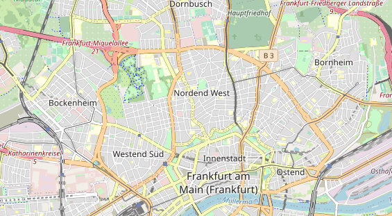 Restaurant auf Karte