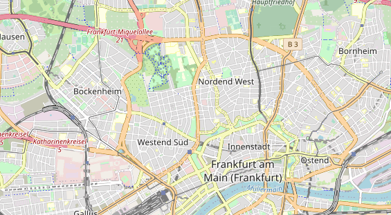 Restaurant auf Karte