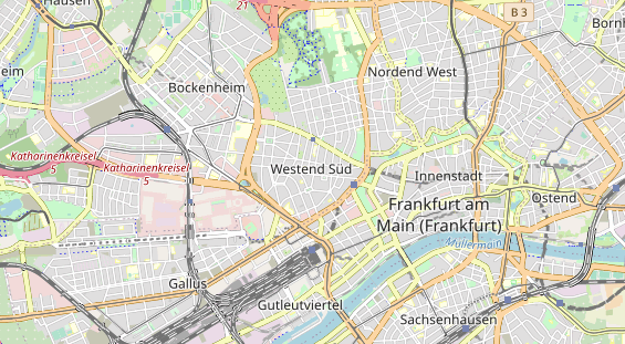 Restaurant auf Karte