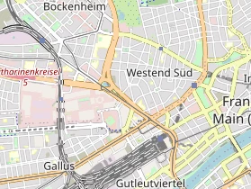 Restaurant auf Karte