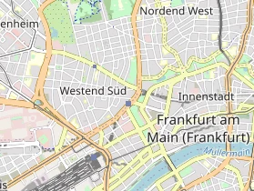 Restaurant auf Karte