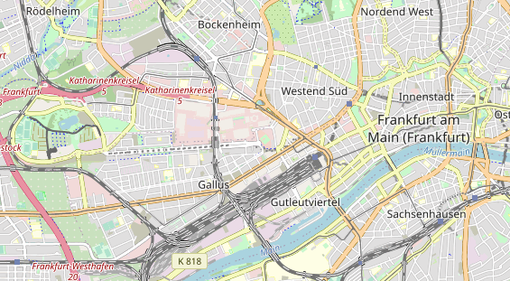 Restaurant auf Karte