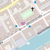 Restaurant auf Karte