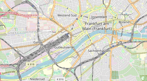 Restaurant auf Karte