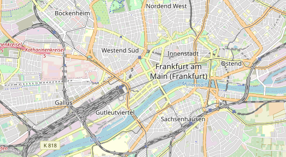 Restaurant auf Karte