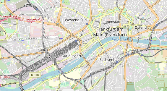 Restaurant auf Karte