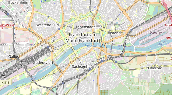Restaurant auf Karte