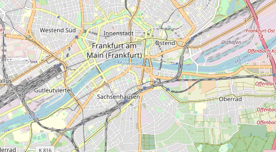 Restaurant auf Karte