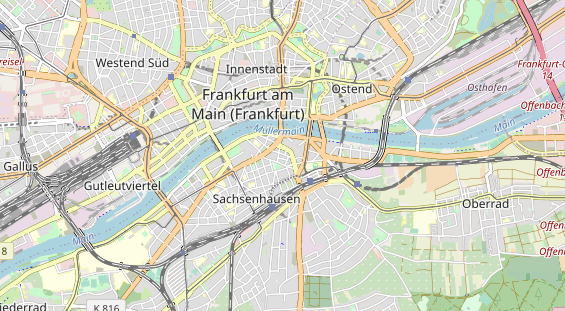 Restaurant auf Karte