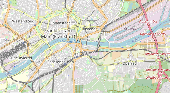 Restaurant auf Karte