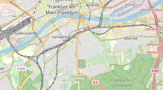 Restaurant auf Karte