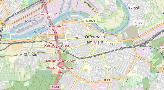 Restaurant auf Karte