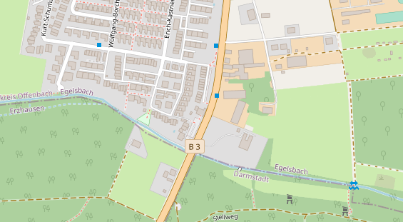 Restaurant auf Karte