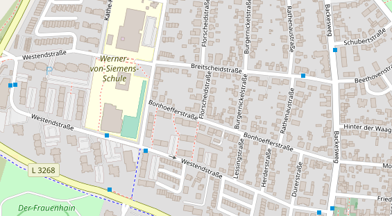 Restaurant auf Karte