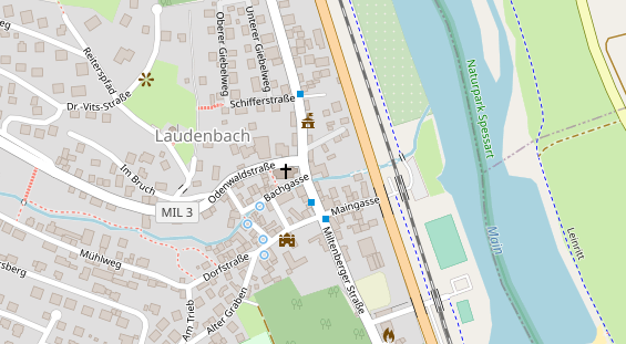 Restaurant auf Karte