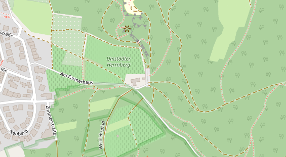 Restaurant auf Karte