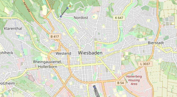 Restaurant auf Karte