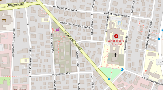 Restaurant auf Karte