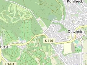 Restaurant auf Karte