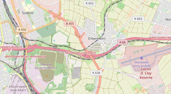 Restaurant auf Karte