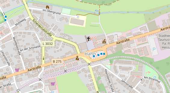 Restaurant auf Karte