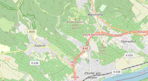 Restaurant auf Karte